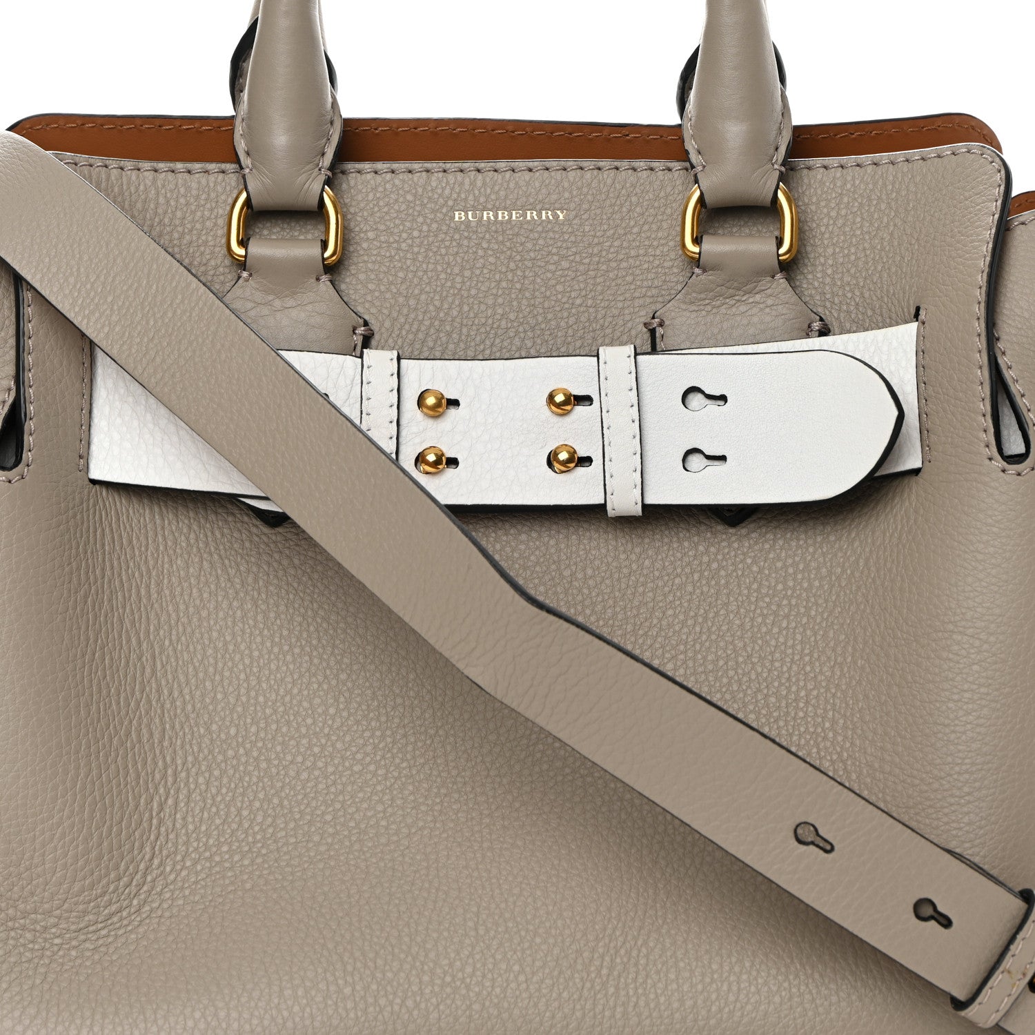 Burberry Soft Grain Calfskin Medium Belt Bag Mineral Grey 9 of 16