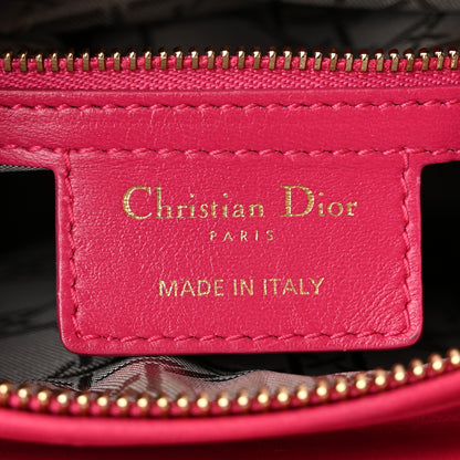 Christian Dior Lambskin Cannage Medium Lady Dior Pink 6 of 10