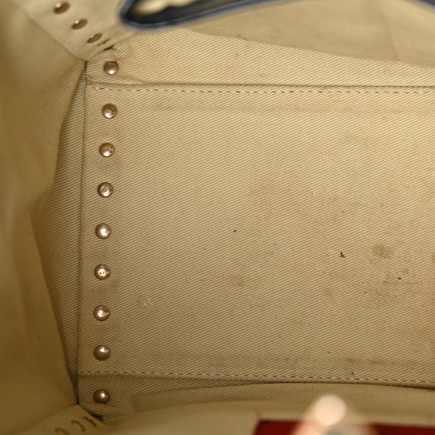Patent Small Rockstud Double Handle Tote Marine