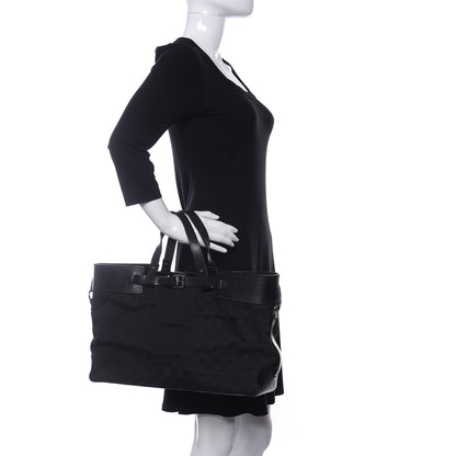 Gucci Monogram Large Tote Black 2 of 9