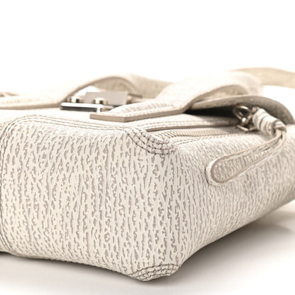 3.1 Phillip Lim Shark Embossed Textured Calfskin Mini Pashli Satchel Ivory Dove 9 of 10