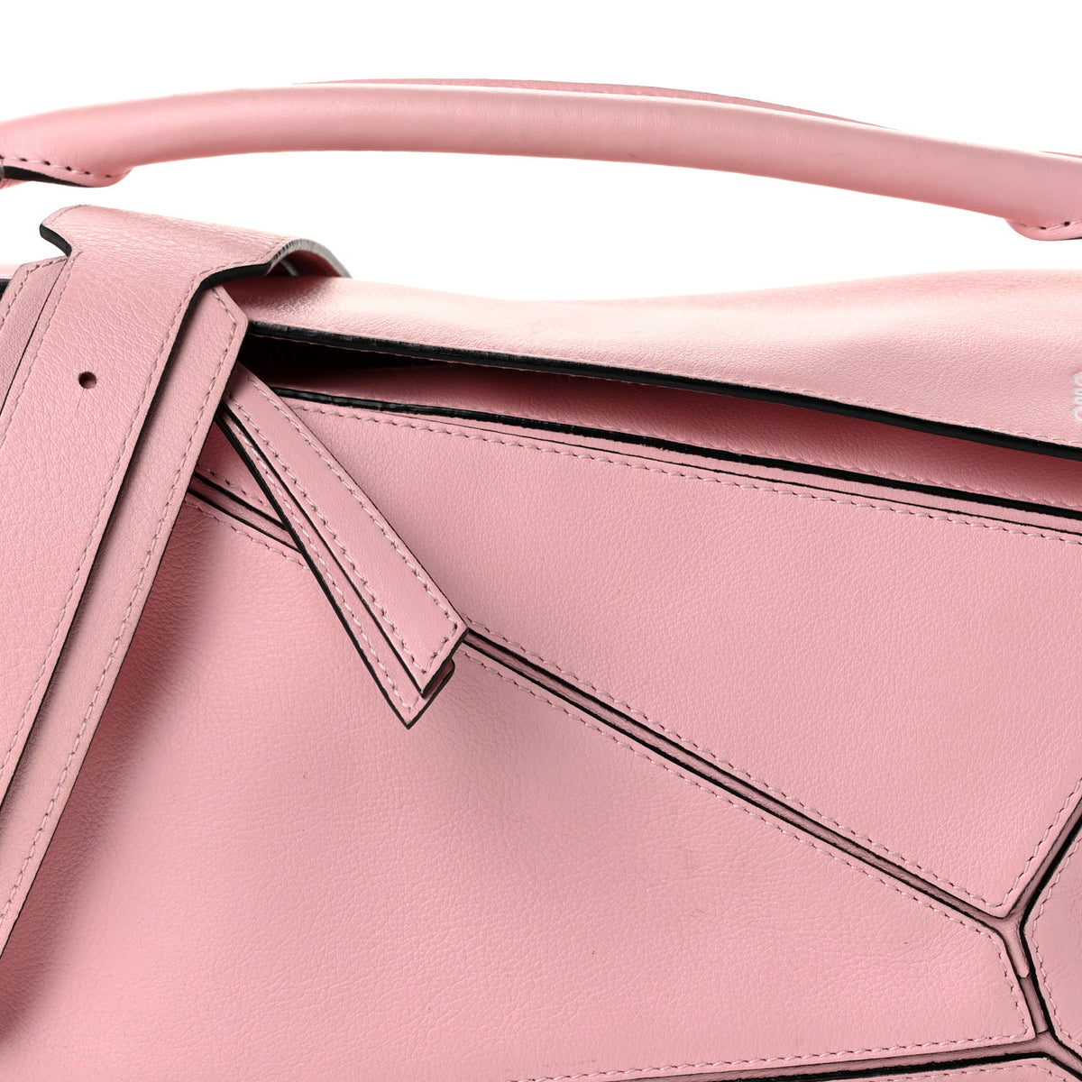 Loewe Calfskin Small Puzzle Bag Pastel Pink 8 of 10