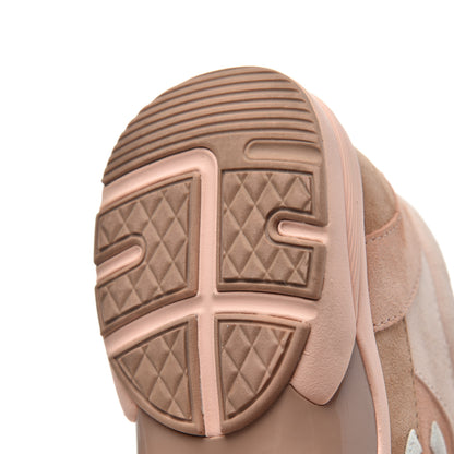 Chanel Nylon Lambskin Suede Calfskin CC Sneakers 39 Pink 14 of 21