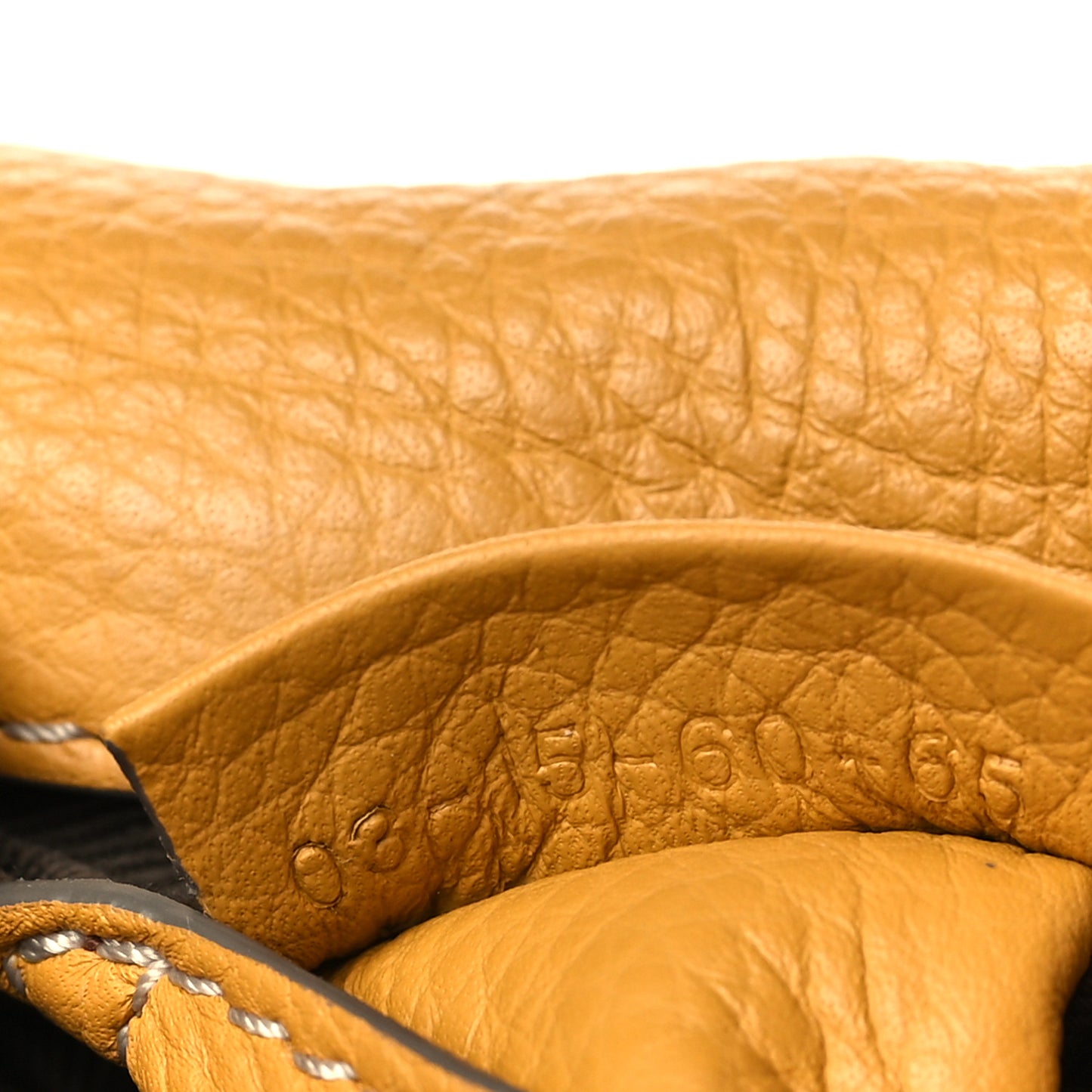 Calfskin Mini Marcie Round Crossbody Bag Curry Yellow
