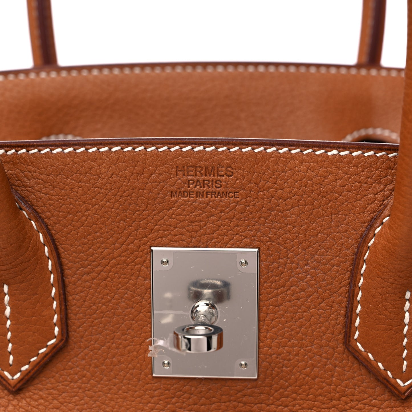 Natural Barenia Faubourg Birkin 30 Fauve