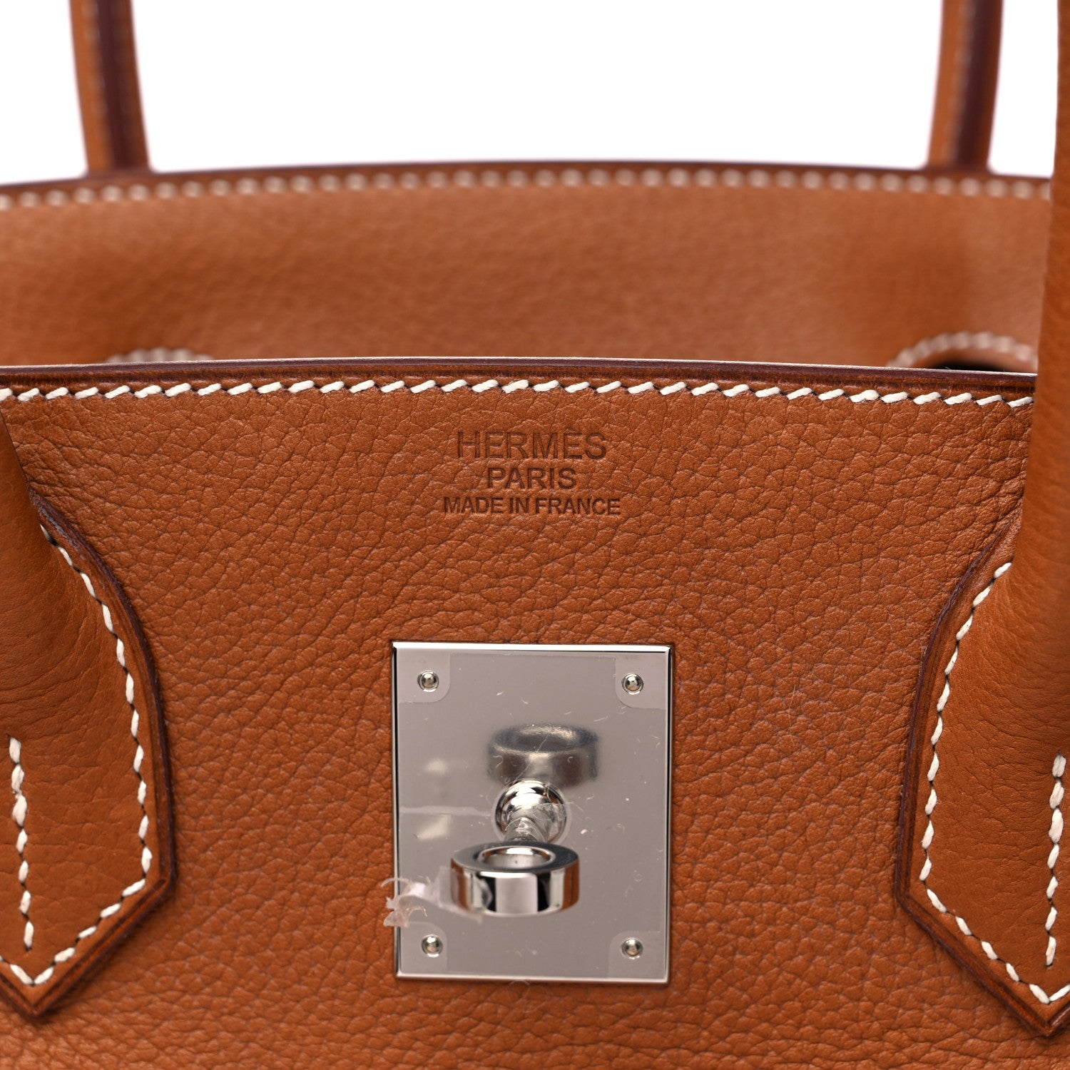 Hermes Natural Barenia Faubourg Birkin 30 Fauve 6 of 15