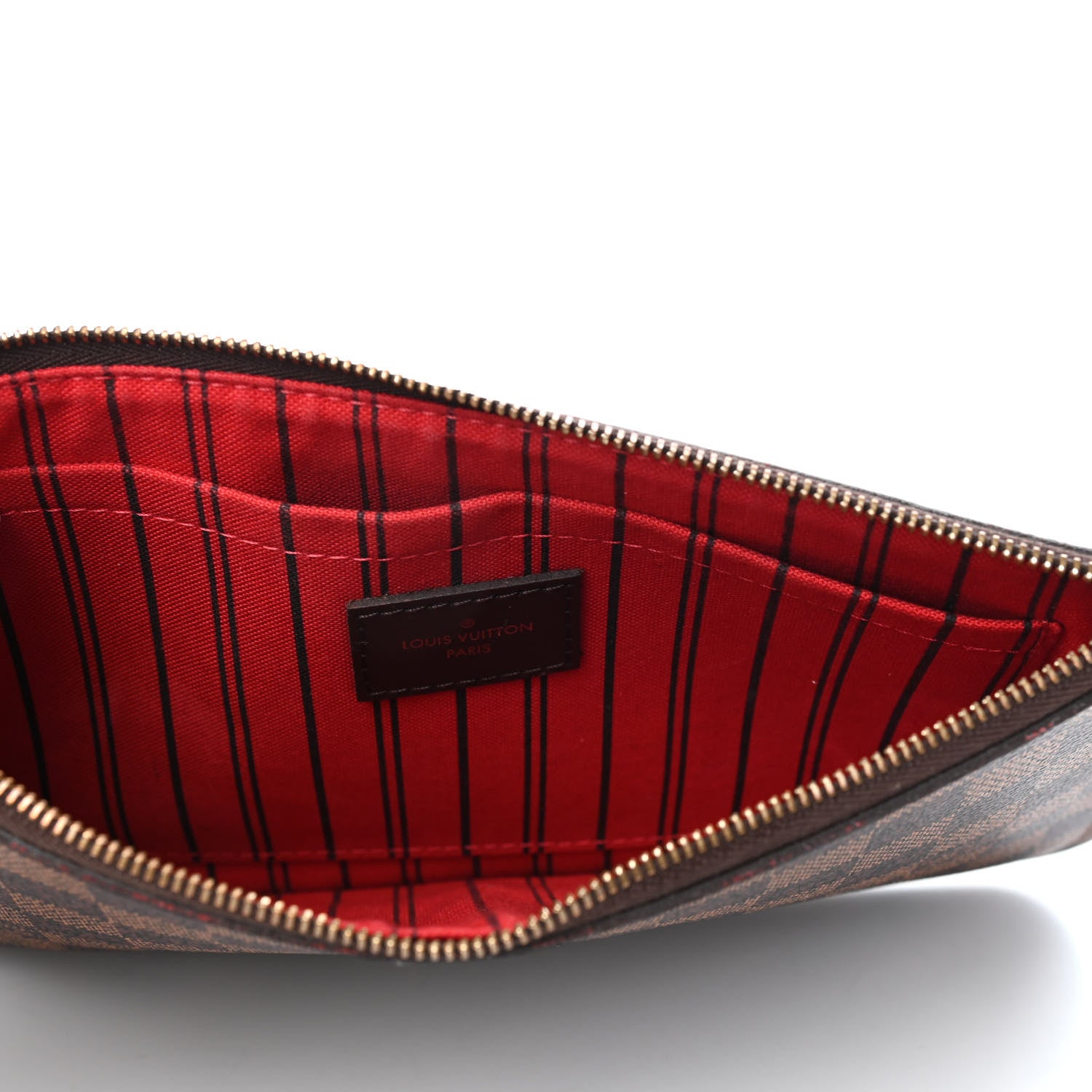 Louis Vuitton Damier Ebene Neverfull MM GM Pochette 5 of 6