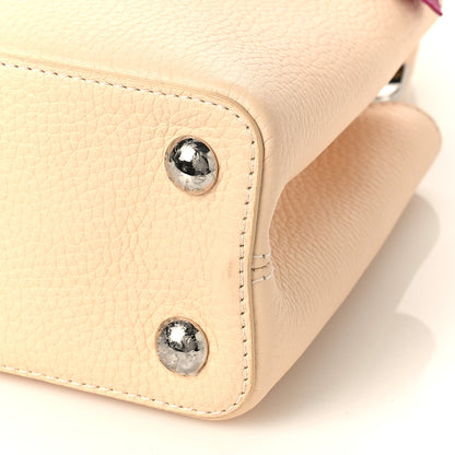 Louis Vuitton Taurillon Mechanical Flowers Capucines BB Dune 8 of 8