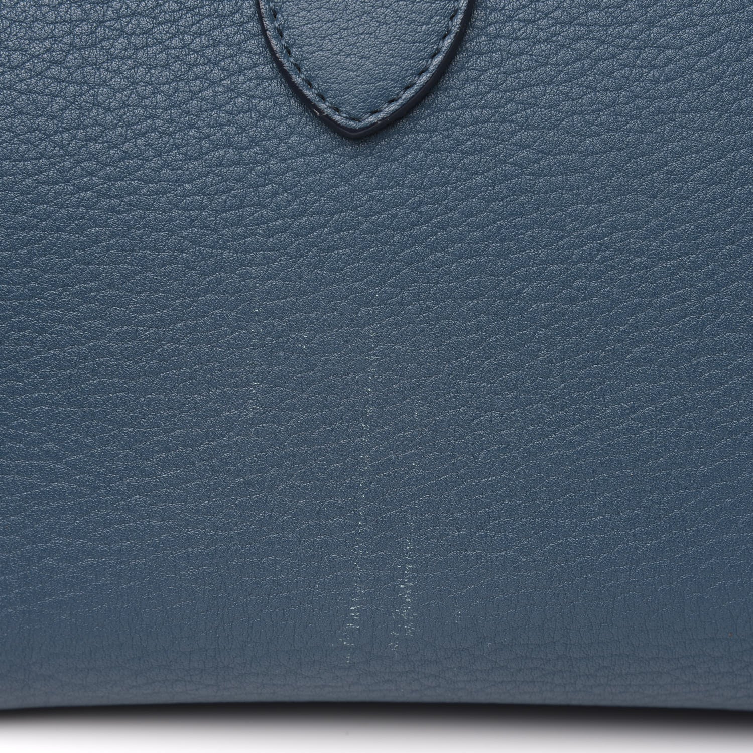 Celine Crisped Calfskin Small Tie Knot Tote Metallic Blue 13 of 16