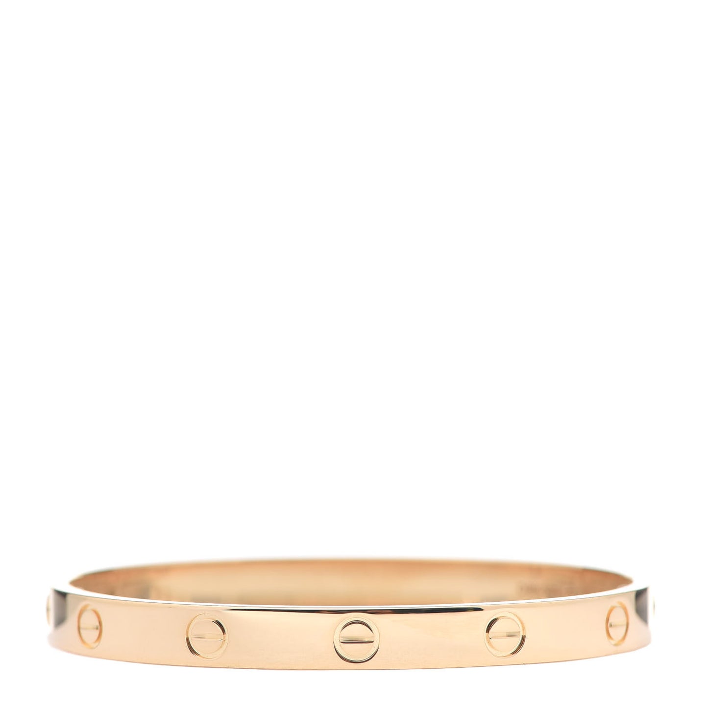 18K Yellow Gold LOVE Bracelet 17