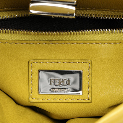 Fendi Nappa Mini Peekaboo Iconic Satchel Lime 12 of 16