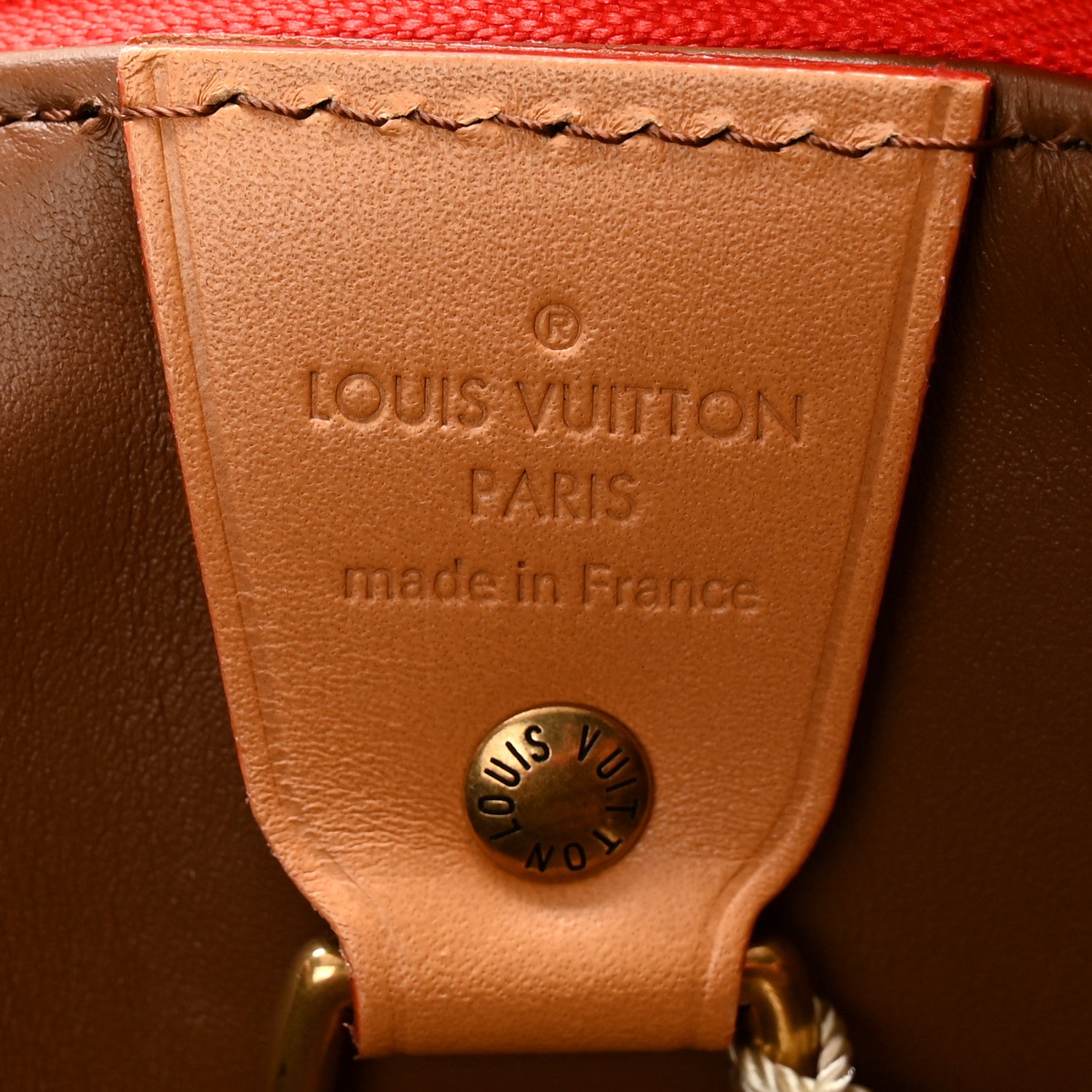 Louis Vuitton Calfskin Monogram Speedy P9 Bandouliere 40 Red 6 of 11