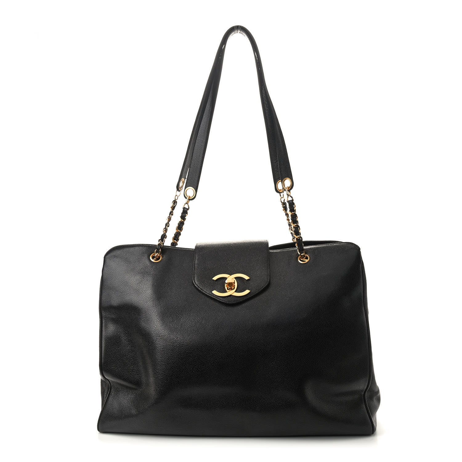 Chanel Caviar XL Weekender Bag Black 1 of 9