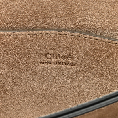 Chloe Suede Calfskin Small Faye Shoulder Bag Black 6 of 8