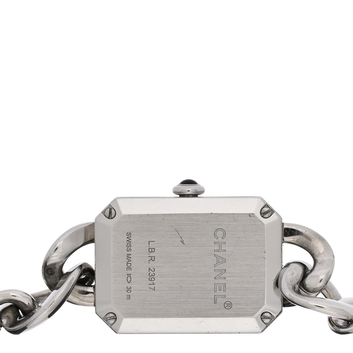 Stainless Steel 20mm Chain Premiere Quartz Watch Black