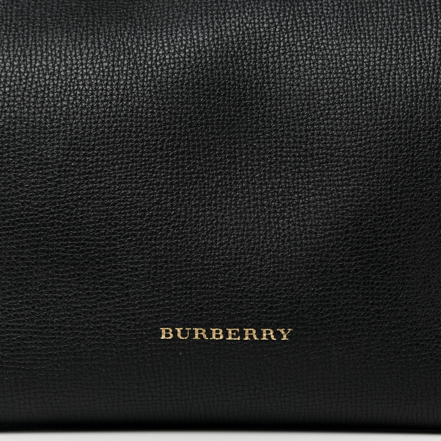 Burberry Grainy Calfskin House Check Small Canterbury Black 8 of 17