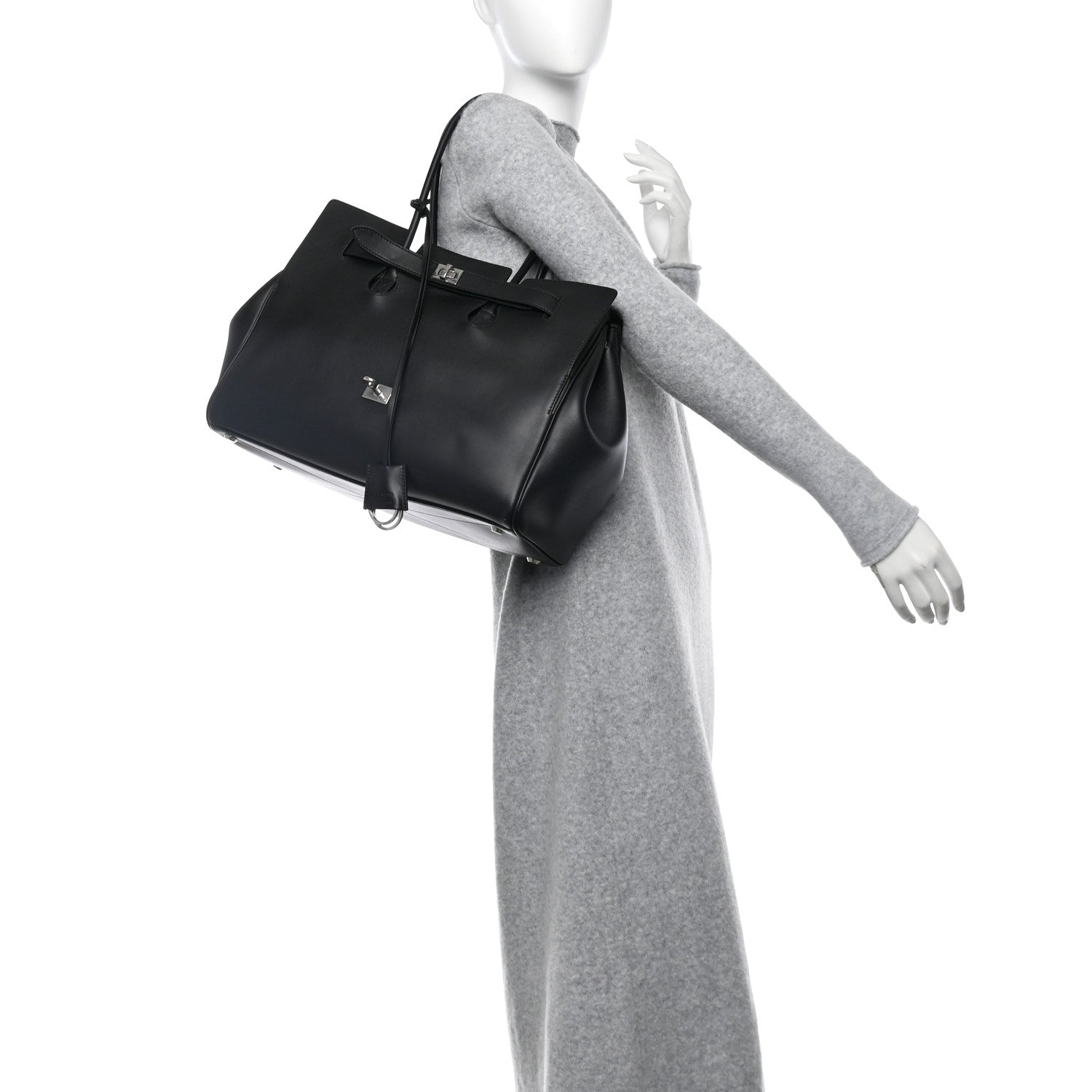 Balenciaga Smooth Calfskin Medium Bel Air Carry All Bag Black 2 of 9