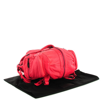 Alexander Wang Lambskin Marti Backpack Poppy Matte Black Hardware 4 of 6