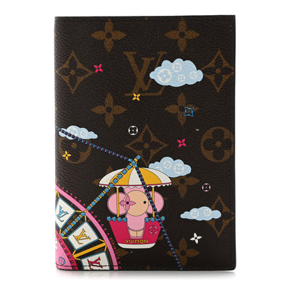 Louis Vuitton Monogram 2020 Christmas Animation Big Wheel Passport Cover Rose Ballerine 1 of 8