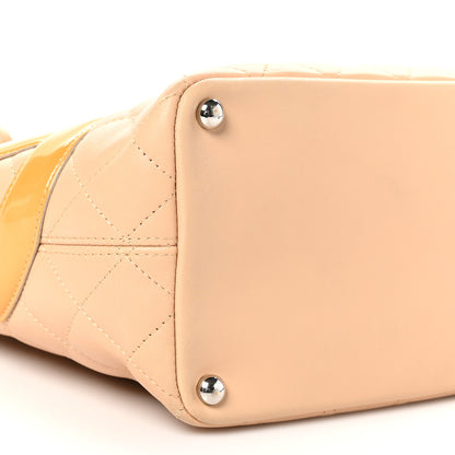 Chanel Calfskin Quilted Medium Cambon Tote Beige 9 of 10