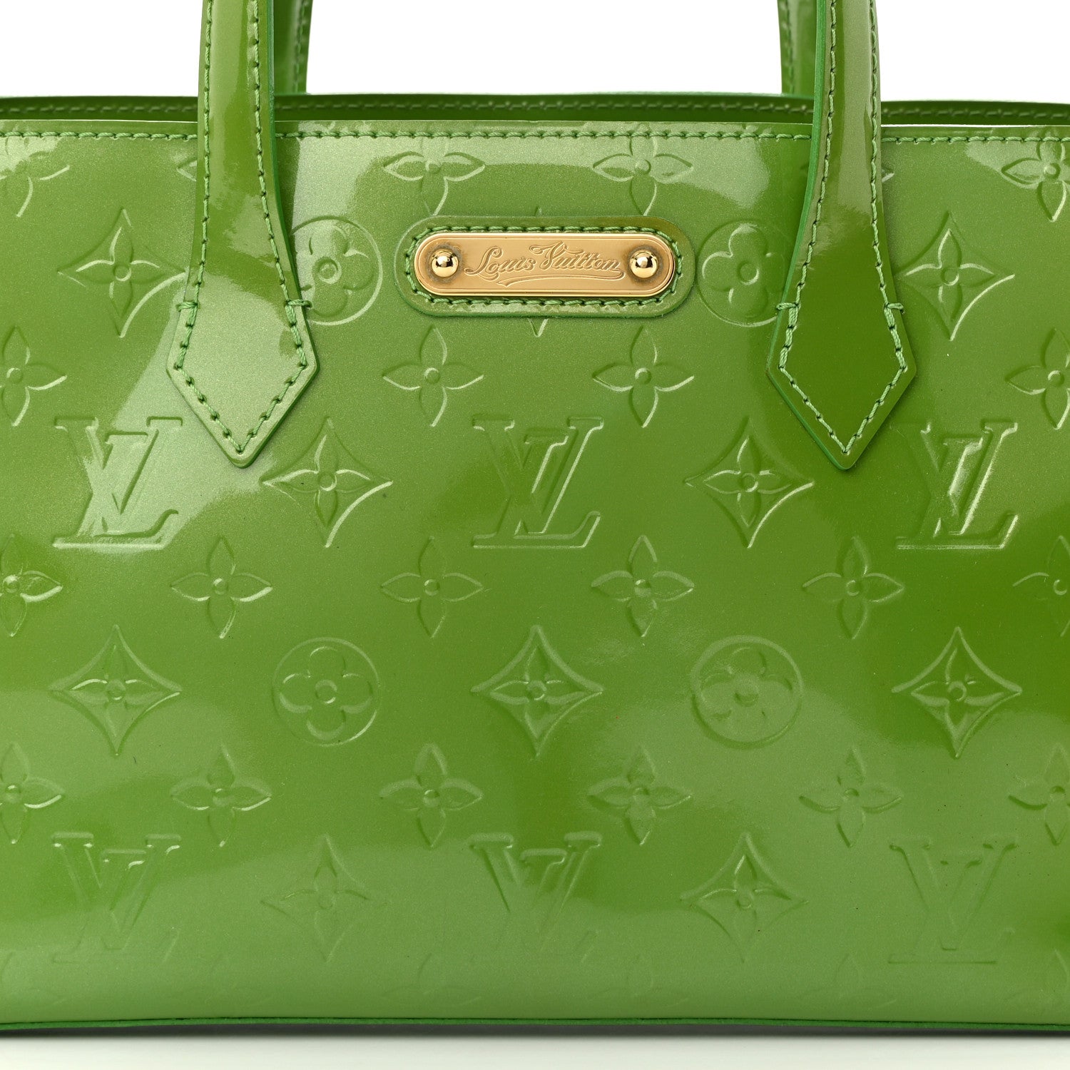 Louis Vuitton Vernis Wilshire PM Vert Tonic 6 of 12