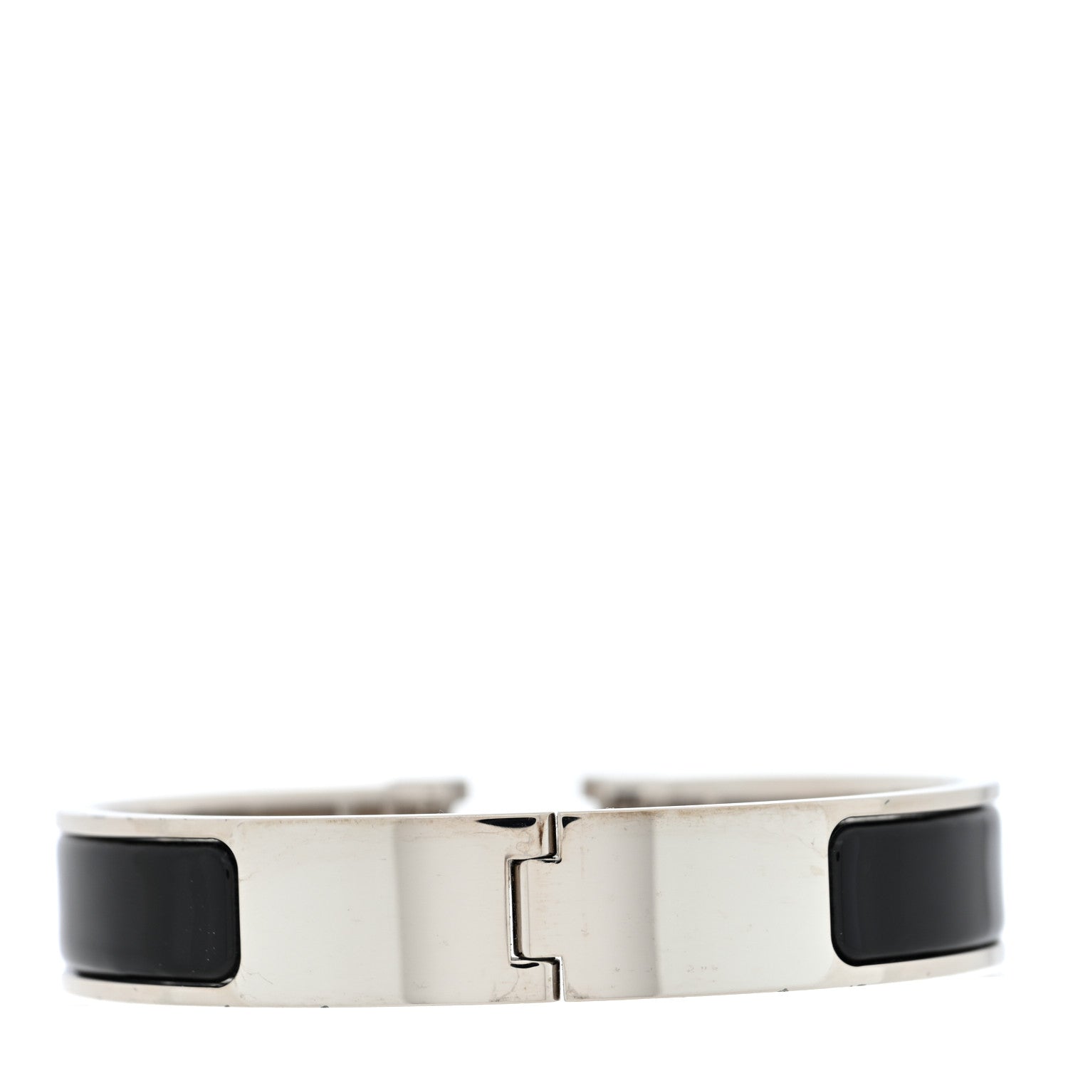 Hermes Enamel Narrow Clic Clac H Bracelet PM Black 3 of 4