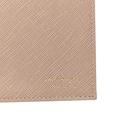 Salvatore Ferragamo Calfskin Miss Vara Wallet On Chain New Bisque 9 of 11