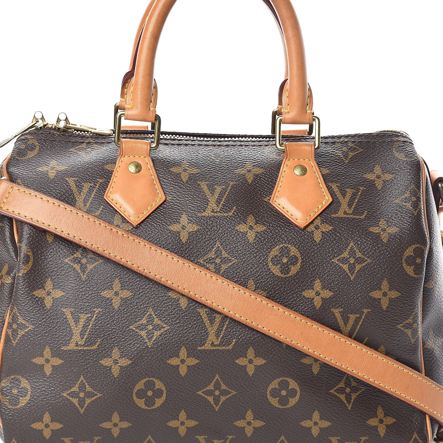 Louis Vuitton Monogram Speedy Bandouliere 25 8 of 16