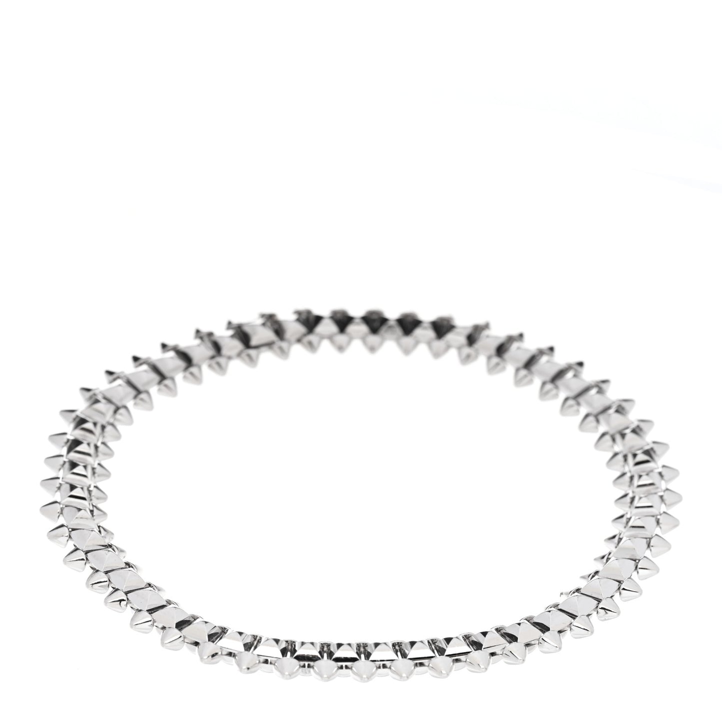 18K White Gold Medium Clash De Cartier Flexible Bracelet 18