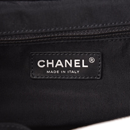 Chanel Iridescent Calfskin Chic Quilt Bowling Bag White 6 of 21