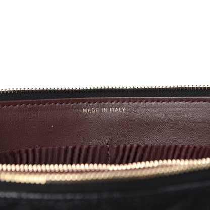 Chanel Caviar Quilted Large Zipped Clutch Black 7 of 9