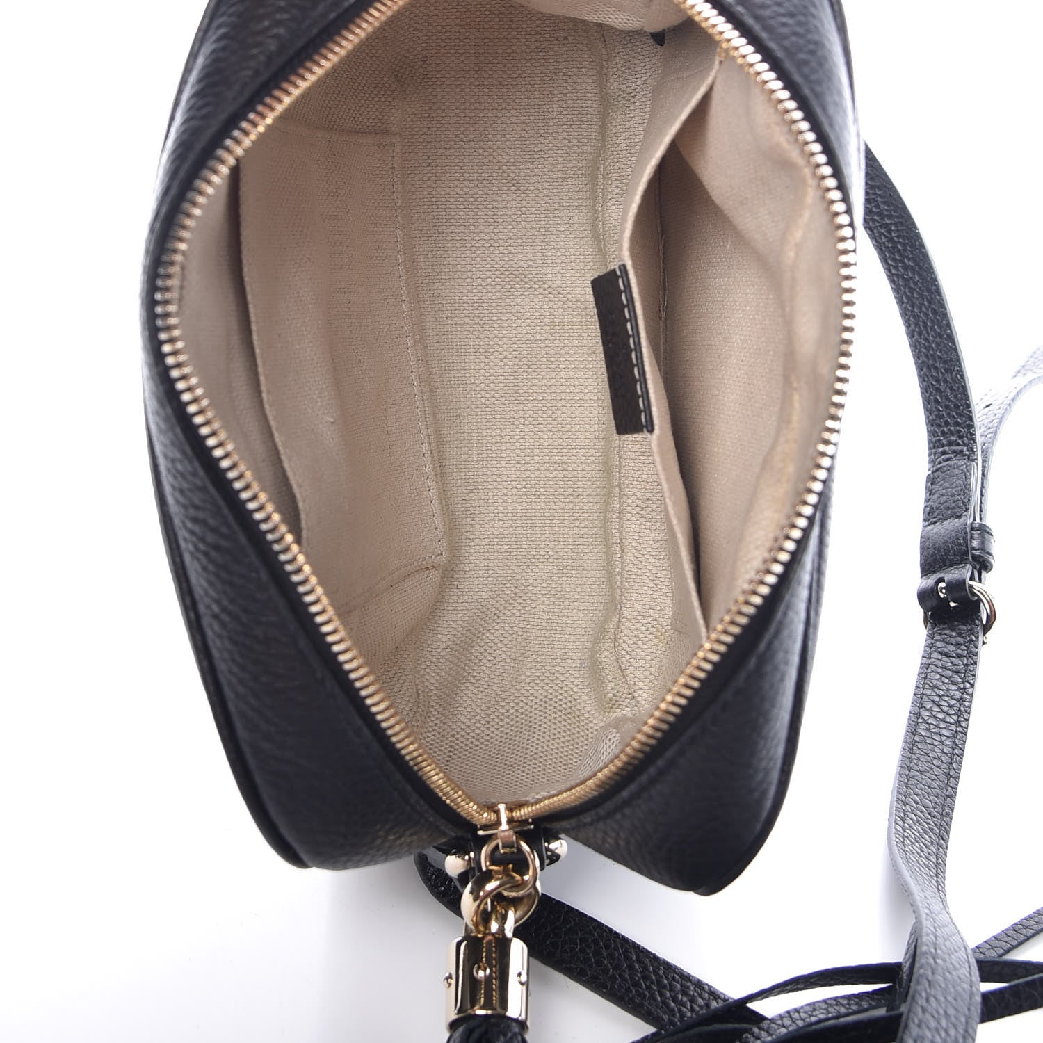 Gucci Pebbled Calfskin Small Soho Disco Bag Black 5 of 9
