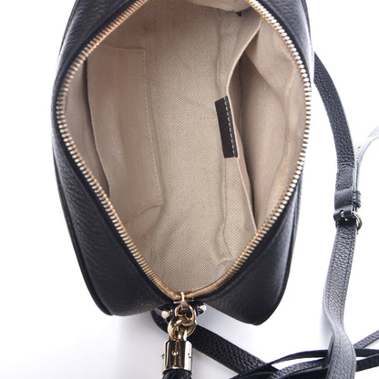 Gucci Pebbled Calfskin Small Soho Disco Bag Black 5 of 9