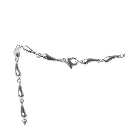 Tiffany Sterling Silver Elsa Peretti Teardrop Pendant Necklace 5 of 5