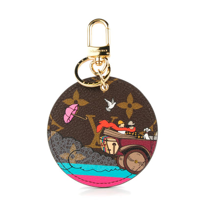 Louis Vuitton Monogram 2015 Christmas Animation Bag Charm Key Ring 1 of 7