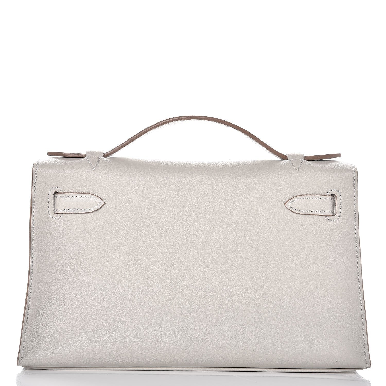 Hermes Swift Kelly Pochette Clutch Gris Perle 4 of 26