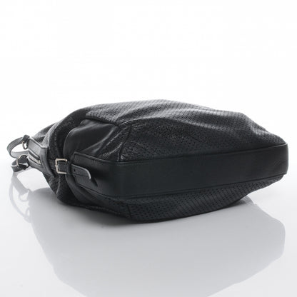 Saint Laurent Perforated Leather Zipped Tote Black 4 of 7