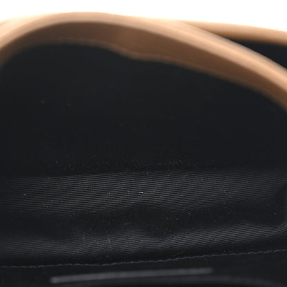 Saint Laurent Grained Lambskin Monogram Mini Niki Chain Satchel Dark Cork 6 of 10