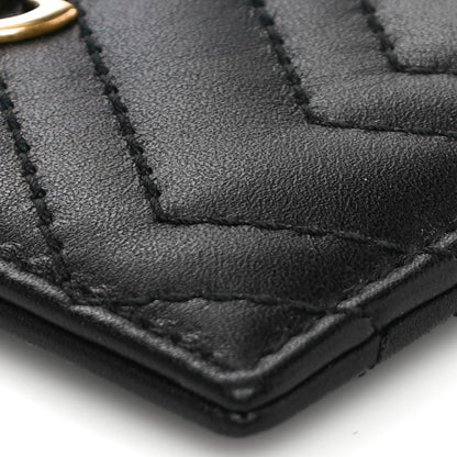 Gucci Calfskin Matelasse GG Marmont Card Holder Black 9 of 10