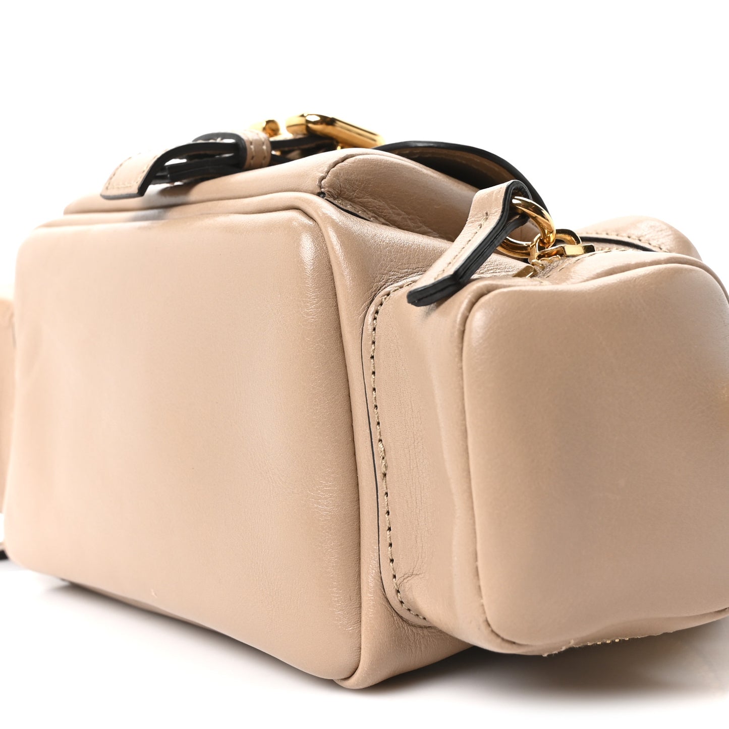 Shiny Buffalo Small Double Carry Camera Bag Mushroom