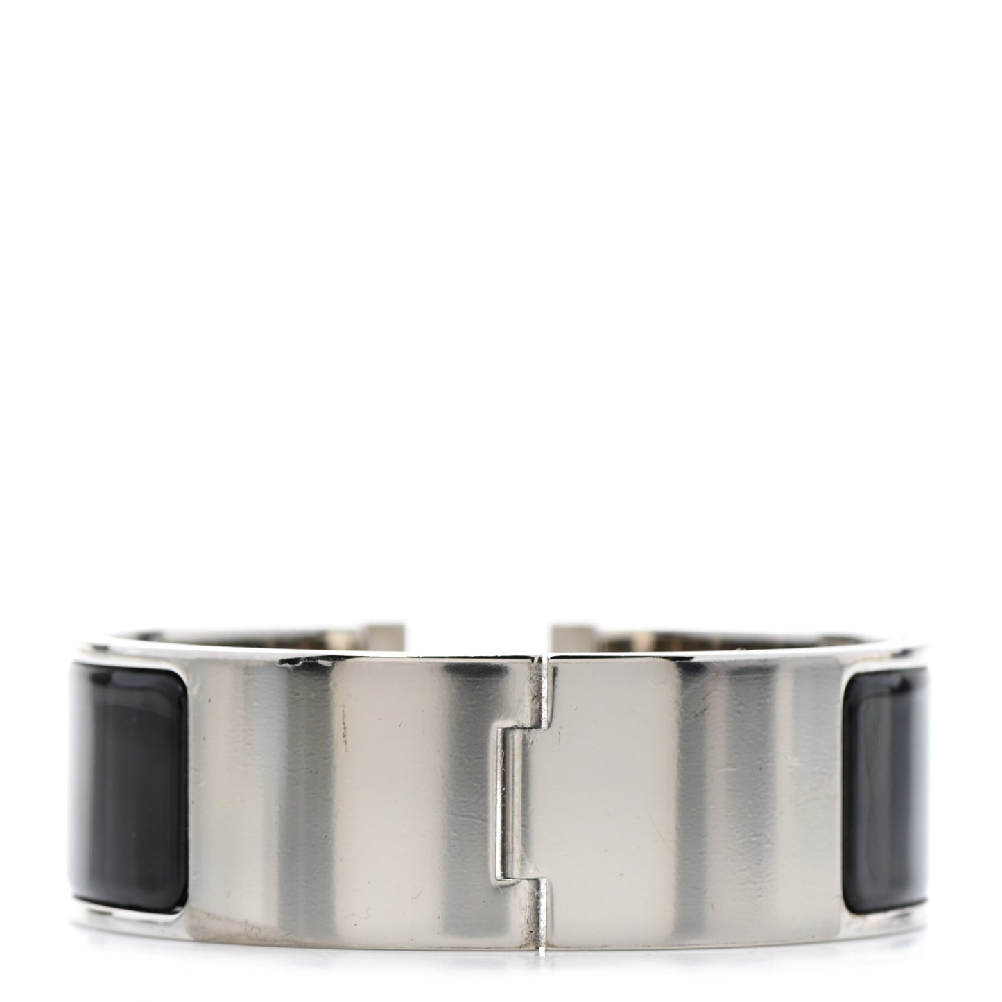 Enamel Wide Clic Clac H Bracelet PM Black
