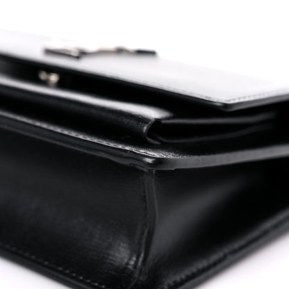 Saint Laurent Calfskin Monogram Sunset Chain Wallet Black 9 of 14