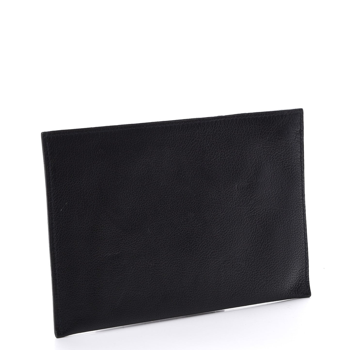 Veau Rodeo Zippered Pouch Black