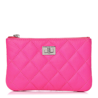 Chanel Goatskin Quilted Small Reissue Cosmetic Case Pink 1 of 9