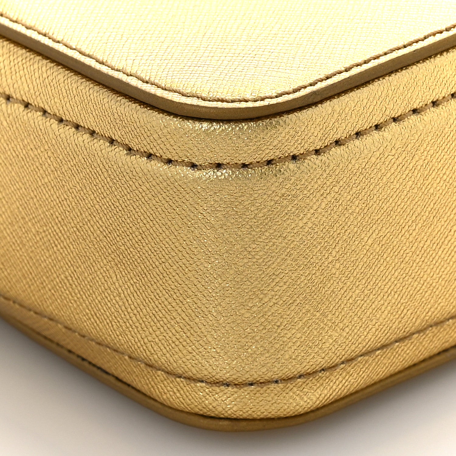 Marc Jacobs Metallic Saffiano Small Snapshot Camera Bag Gold 7 of 8