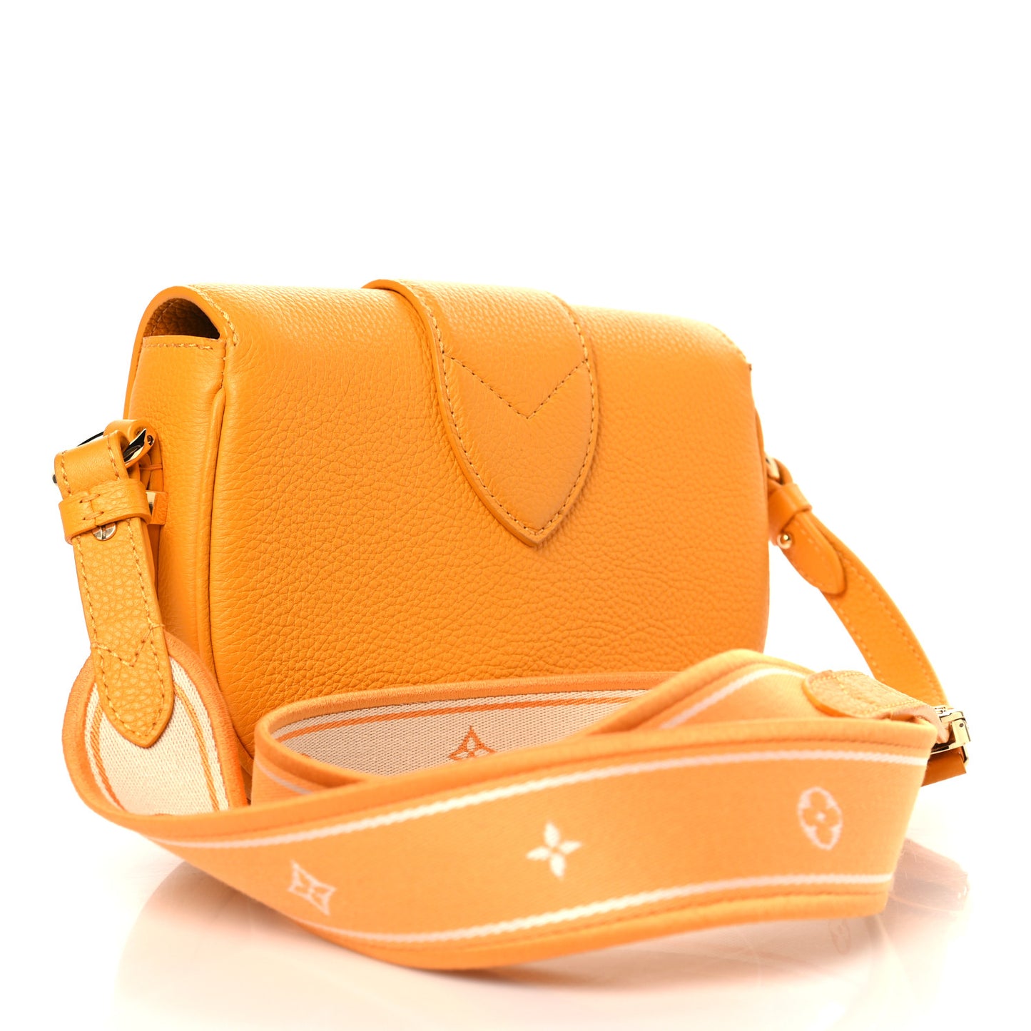 Grained Calfskin LV Pont 9 Soft PM Sunbeam