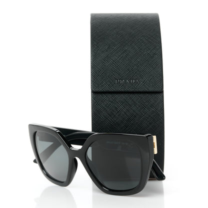 Prada Cat Eye Sunglasses SPR 24X Black 8 of 8