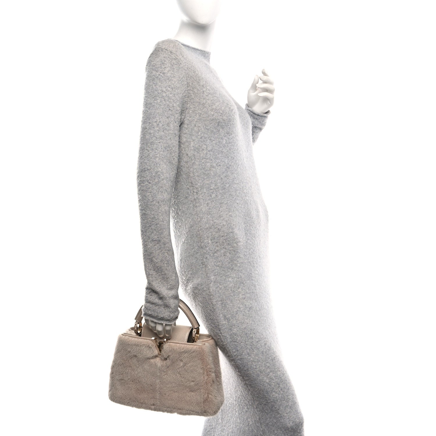 Louis Vuitton Mink Goatskin Capucines BB Beige 1778355 – FASHIONPHILE