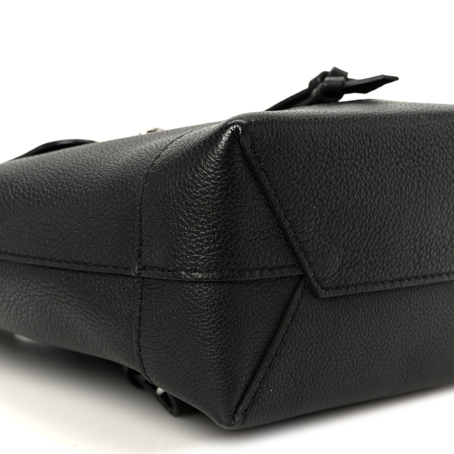 Louis Vuitton Calfskin Lockme Mini Backpack Black 10 of 11