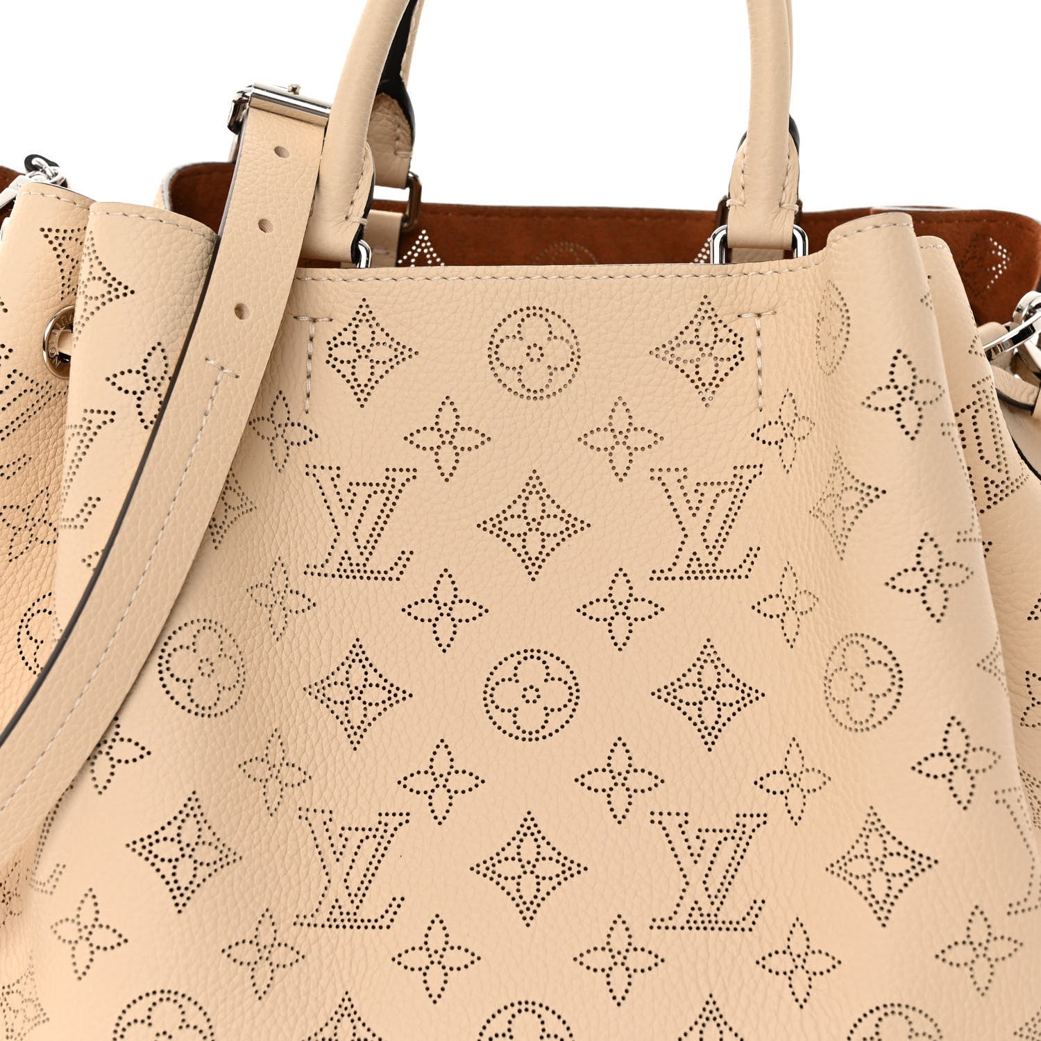 Louis Vuitton Mahina Bella Tote Creme Beige 8 of 10